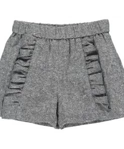 Vignette GIRLS Herringbone Ruffle Shorts