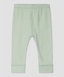 Ettie + H Ribbed Leggings In Sage