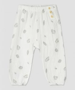 Ettie + H GIRLS Ivory Pinecone Muslin Jogger Pants