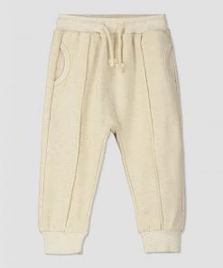 Ettie + H Reverse Seam Jogger Pants In Oatmeal GIRLS