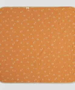 Ettie + H Orange Tents Muslin Blanket