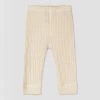 Ettie + H GIRLS Cable Knit Leggings In Ivory