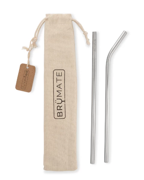 BruMate Stainless Steel Reusable Imperial Pint Straws - Stainless GIFTS 1 BruMate Stainless Steel Reusable Imperial Pint Straws - Stainless GIFTS