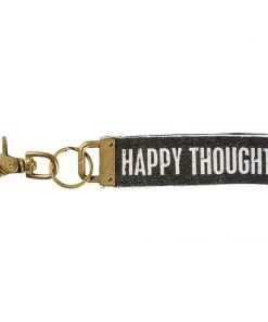 Primitives By Kathy Happy Thoughts Keychain GIFTS
