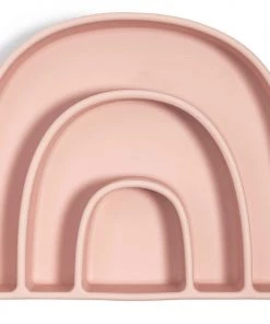 Ava + Oliver Rainbow Silicone Suction Plate | Guava