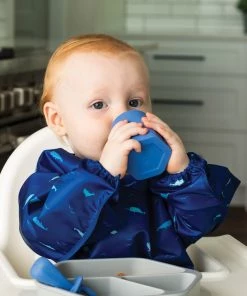 Tiny Twinkle GIFTS Silicone Training Cups - Mint + Indigo