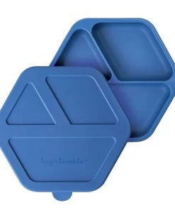Tiny Twinkle Silicone Suction Plate + Lid Set - Indigo GIFTS