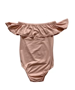 Baileys Blossom Solid Flutter Sleeve Leotard GIRLS