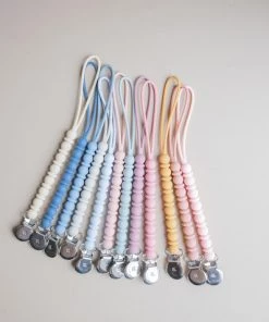 Three Hearts GIFTS Silicone Pacifier/ Toy Clip