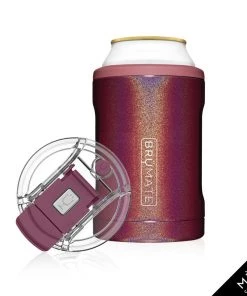 BruMate Hopsulator Duo Muv 2-in-1 - Glitter Merlot