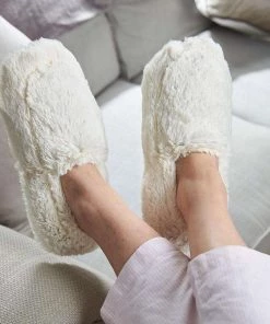 Cream Warmies Slippers GIFTS