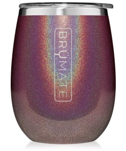 BruMate Uncork'd XL Wine Tumbler - Glitter Merlot GIFTS