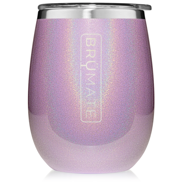 BruMate Uncork'd XL Wine Tumbler - Glitter Violet 1 BruMate Uncork'd XL Wine Tumbler - Glitter Violet