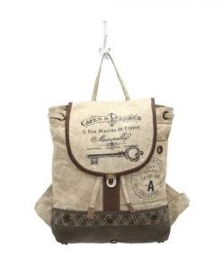 Myra Bag Printed Canvas Backpack