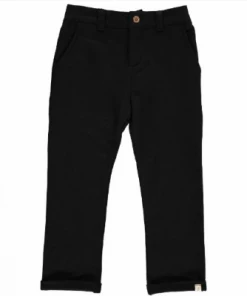 Me & Henry Jersey Pants In Black BOYS 7 Me & Henry Jersey Pants In Black BOYS