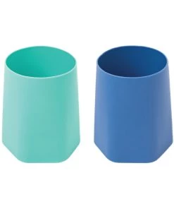 Tiny Twinkle GIFTS Silicone Training Cups - Mint + Indigo