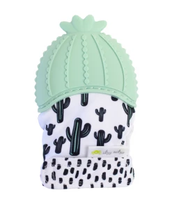 Itzy Ritzy Cactus Silicone Teething Mitt GIRLS