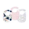 Tiny Twinkle GIFTS Floral & Bunny Print Bibs- Blush Mix