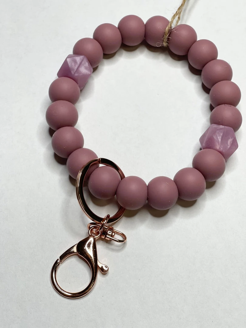 Three Hearts Key Bangle Teether Bracelet GIFTS 4 Three Hearts Key Bangle Teether Bracelet GIFTS