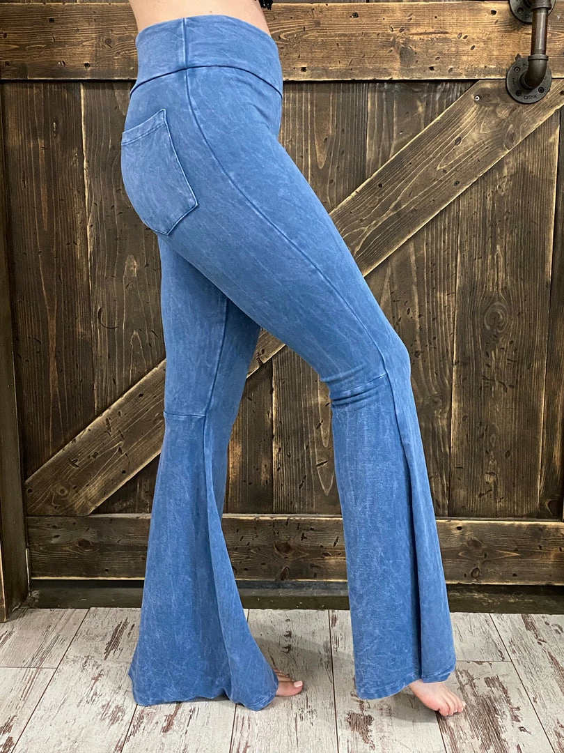 Fashiongo: Chatoyant Washed Bell Bottom Flare Pants With Pockets In Light Blue 1 Fashiongo: Chatoyant Washed Bell Bottom Flare Pants With Pockets In Light Blue