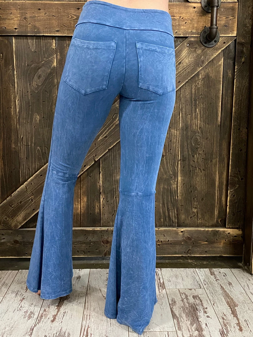 Fashiongo: Chatoyant Washed Bell Bottom Flare Pants With Pockets In Light Blue 3 Fashiongo: Chatoyant Washed Bell Bottom Flare Pants With Pockets In Light Blue