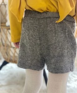 Vignette GIRLS Herringbone Ruffle Shorts