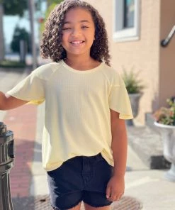 Hayden Distressed Raw Hem Shorts In Black