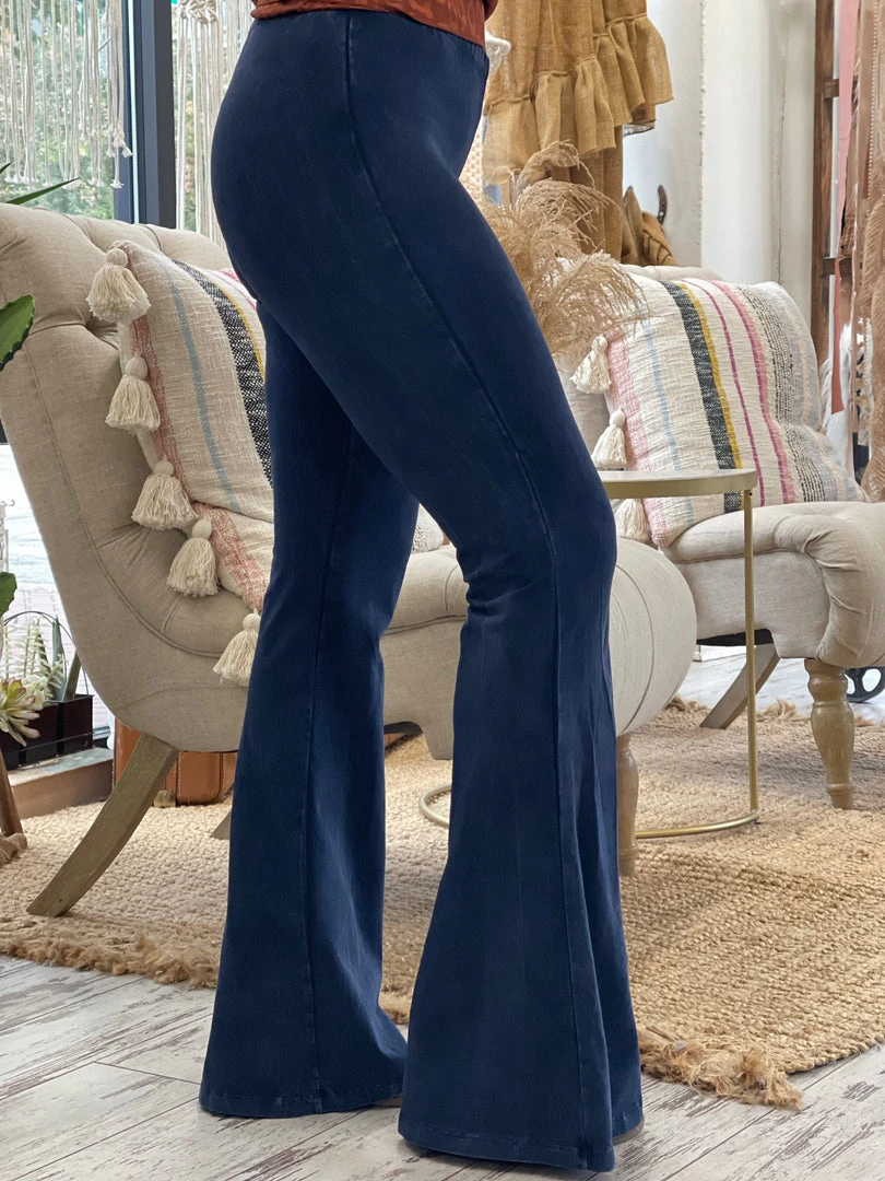 Fashiongo: Chatoyant Washed Bell Bottom Flare Pants In Dark Blue BOTTOMS 1 Fashiongo: Chatoyant Washed Bell Bottom Flare Pants In Dark Blue BOTTOMS