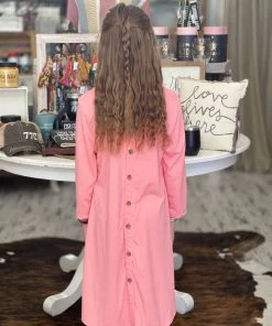 Hayden Of Los Angeles Button Down Swing Dress GIRLS