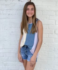 Hayden Of Los Angeles Distressed Paperbag Denim Shorts