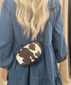 Myra Bag ACCESSORIES Black Hairon Sling Bag