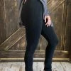 Fashiongo: Chatoyant Washed Leggings In Black BOTTOMS