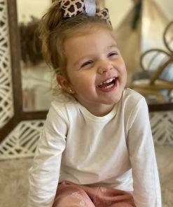 Ettie + H Solid Onesie/ Shirt In Ivory