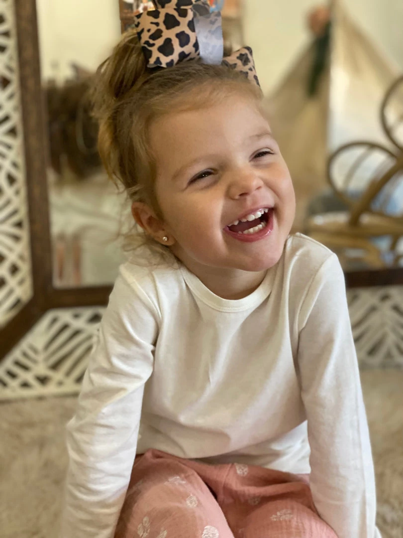 Ettie + H Solid Onesie/ Shirt In Ivory 1 Ettie + H Solid Onesie/ Shirt In Ivory