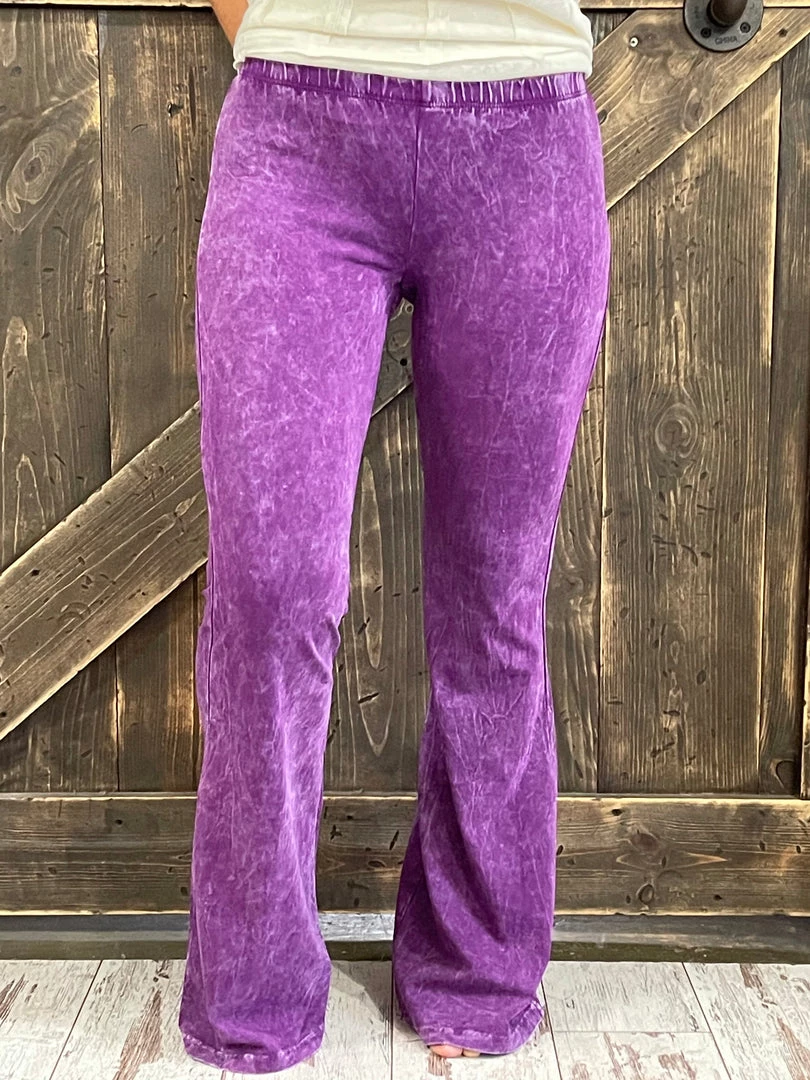 Fashiongo: Chatoyant Washed Bell Bottom Flare Pants In Purple BOTTOMS 2 Fashiongo: Chatoyant Washed Bell Bottom Flare Pants In Purple BOTTOMS