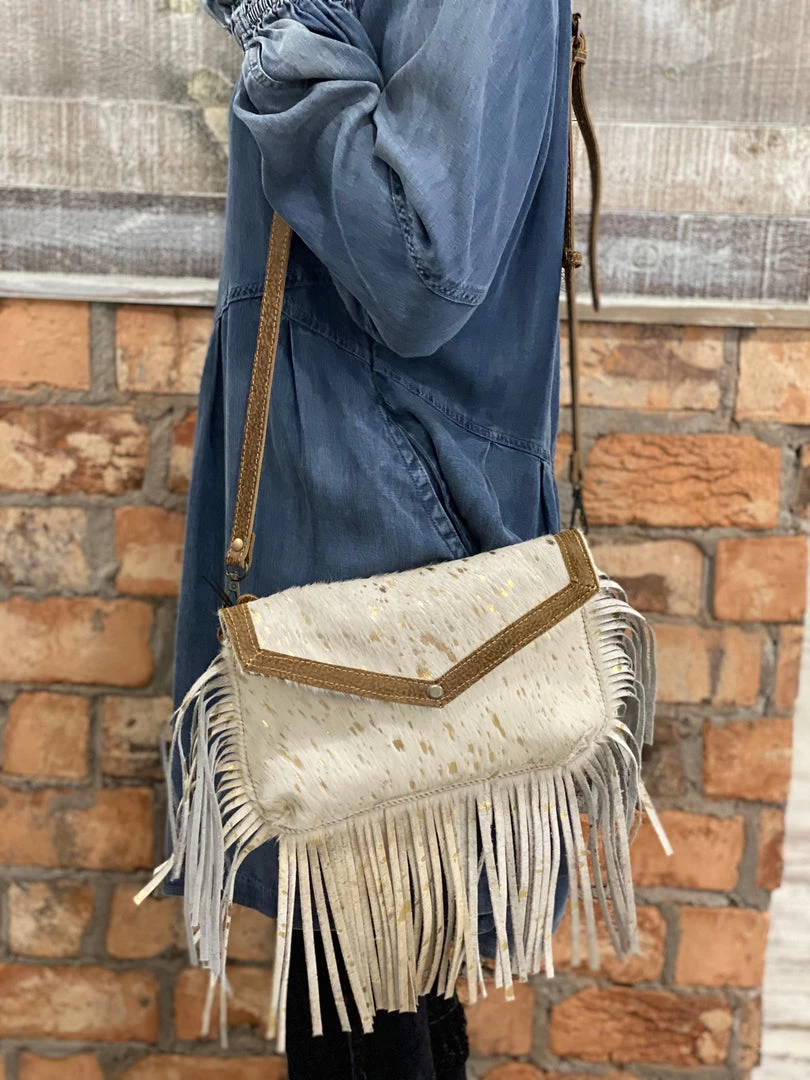 Myra Bag Front Flap Fringe Hairon Purse 1 Myra Bag Front Flap Fringe Hairon Purse