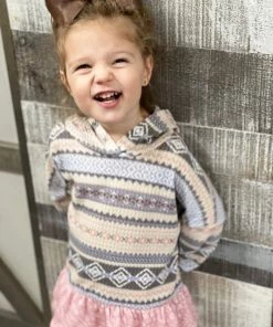 Oddi Tribal Waffle Hooded Pullover