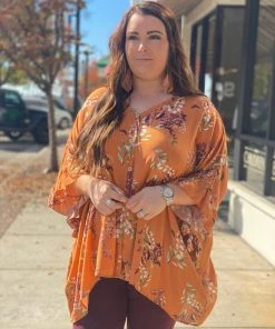 Oddi Printed Button Down Dolman Sleeve Top TOPS