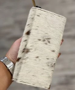 Myra Bag Full Hairon Wallet In Brown ACCESSORIES