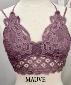 Anemone Scalloped Lace Bralette Intimates + Bralettes