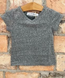 Cutie Patootie 2 Tone Pocket Tee In Black GIRLS