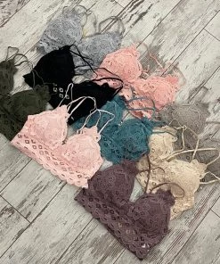 Anemone Scalloped Lace Bralette Intimates + Bralettes