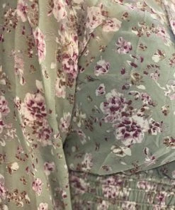 Kori America Floral Chiffon Smocked Dress DRESSES + ROMPERS