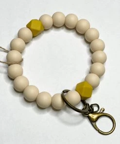 Three Hearts Key Bangle Teether Bracelet GIFTS