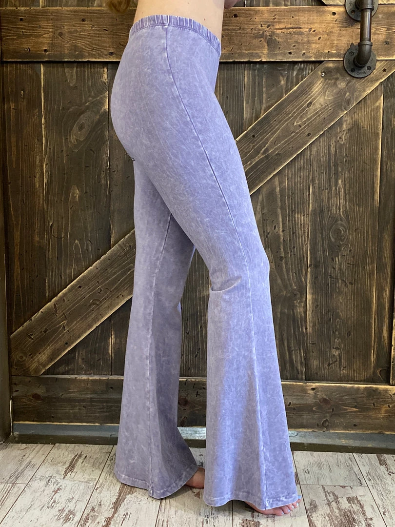 Fashiongo: Chatoyant BOTTOMS Washed Bell Bottom Flare Pants In Lilac 1 Fashiongo: Chatoyant BOTTOMS Washed Bell Bottom Flare Pants In Lilac