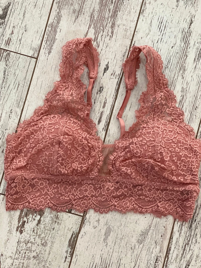 Easel Adjustable Strap Lace Bralette In Mauve 1 Easel Adjustable Strap Lace Bralette In Mauve