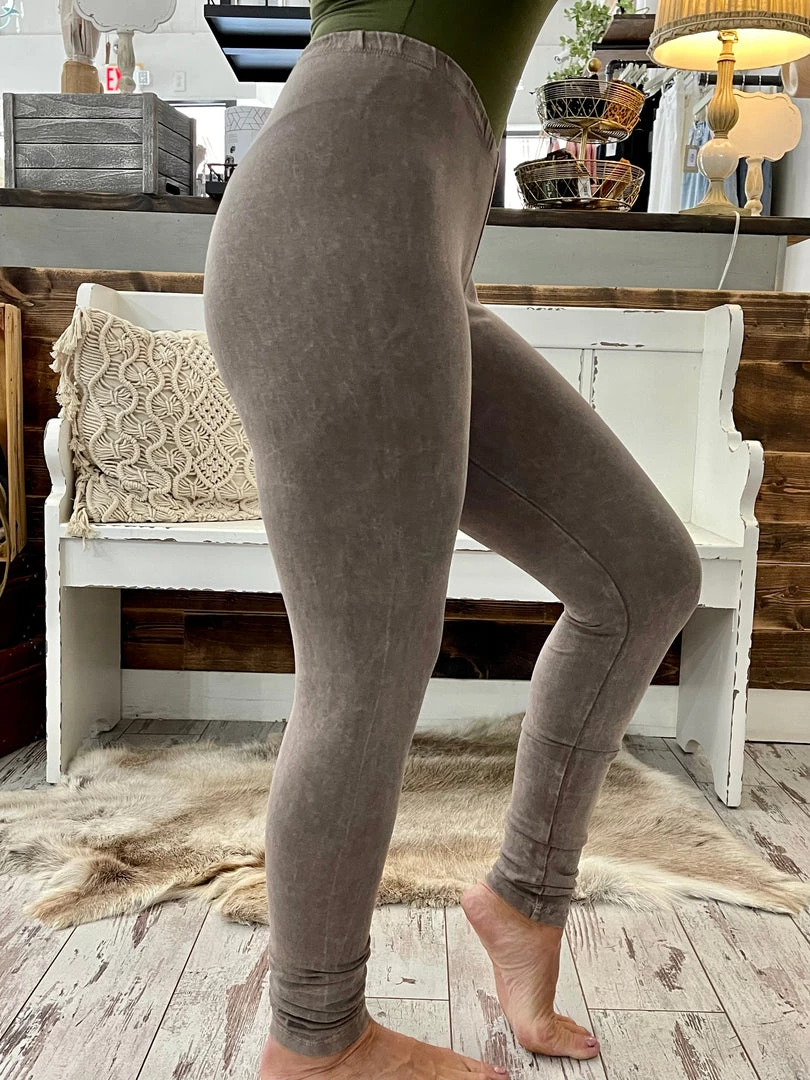 Fashiongo: Chatoyant BOTTOMS Washed Leggings In Desert Taupe 2 Fashiongo: Chatoyant BOTTOMS Washed Leggings In Desert Taupe