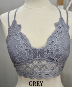Anemone Scalloped Lace Bralette Intimates + Bralettes