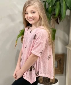 Oddi Leopard Star Printed Top