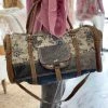 Myra Bag BAGS + BACKPACKS Printed Canvas & Hairon Duffle Bag